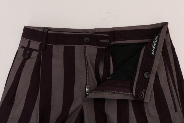 Dolce & Gabbana Casual Striped Cotton Shorts – Image 4