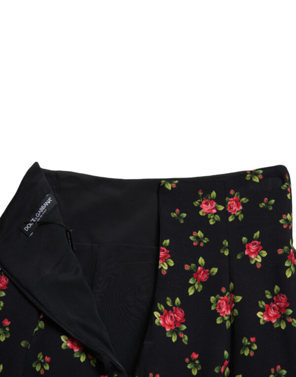 Dolce & Gabbana Floral A-Line Mini Skirt with High Waist – Image 5