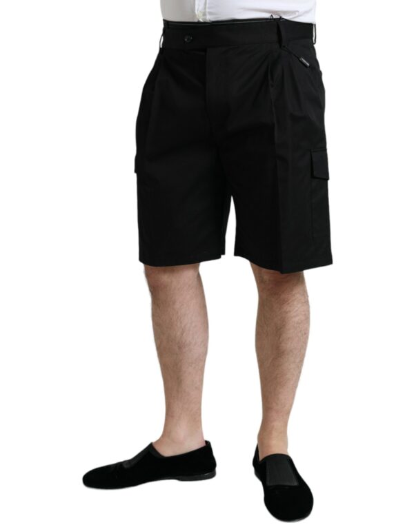 Dolce & Gabbana Sleek Designer Bermuda Cargo Shorts – Image 2