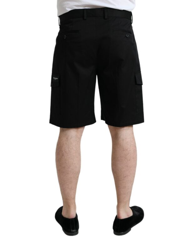 Dolce & Gabbana Sleek Designer Bermuda Cargo Shorts – Image 3