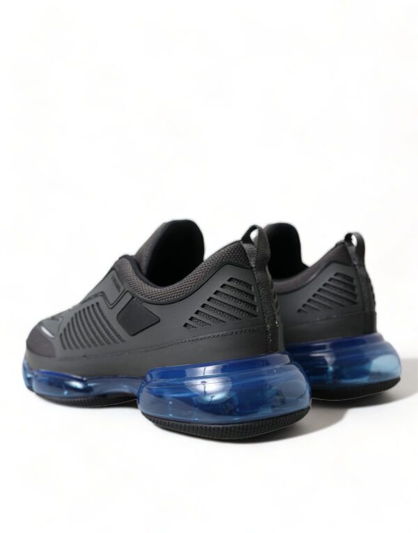 Prada Elegant Men's Black Mesh Sneakers – Image 4