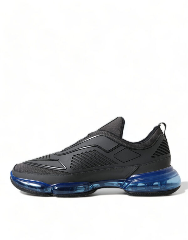 Prada Elegant Men's Black Mesh Sneakers – Image 5