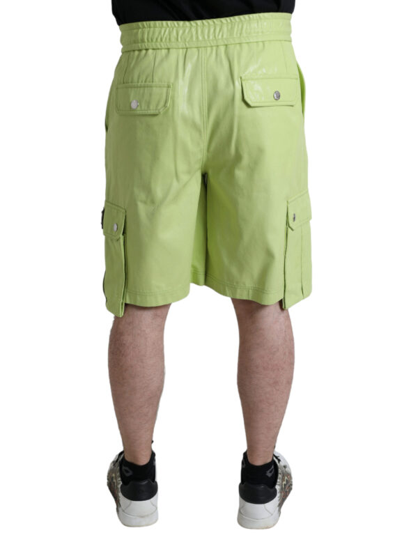 Dolce & Gabbana Chic Light Green Cotton Bermuda Shorts – Image 2