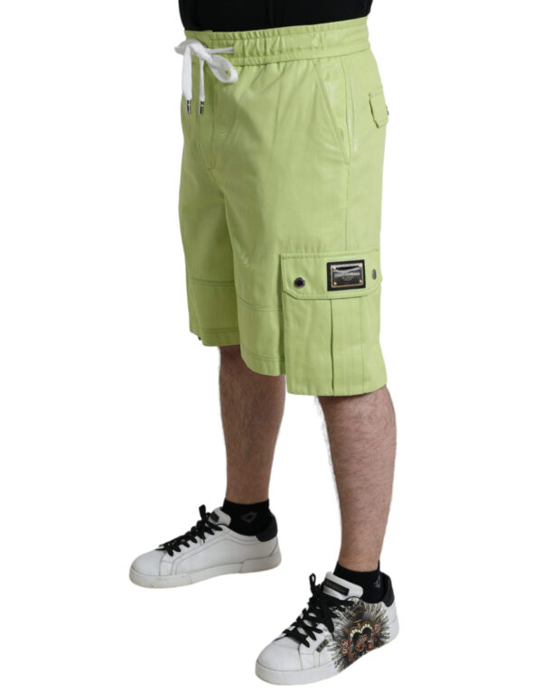 Dolce & Gabbana Chic Light Green Cotton Bermuda Shorts – Image 3