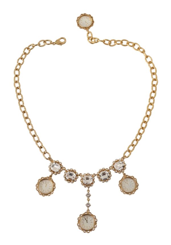 Dolce & Gabbana Elegant Timeless Statement Necklace – Image 3