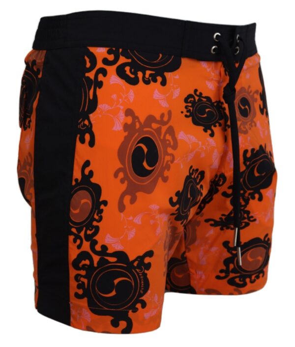 Dsquared² Chic Orange Swim Shorts Boxer for Men – Image 2