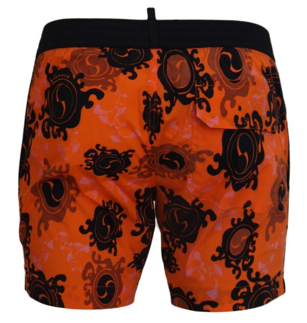 Dsquared² Chic Orange Swim Shorts Boxer for Men – Image 3