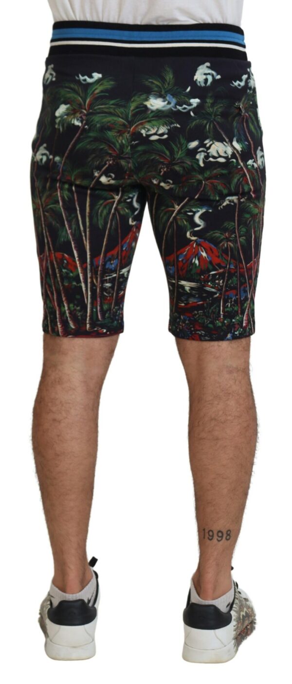 Dolce & Gabbana Volcano Print Casual Knee-Length Shorts – Image 3