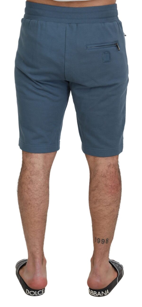 Dolce & Gabbana Elegant Blue Bermuda Shorts - Regular Fit – Image 2