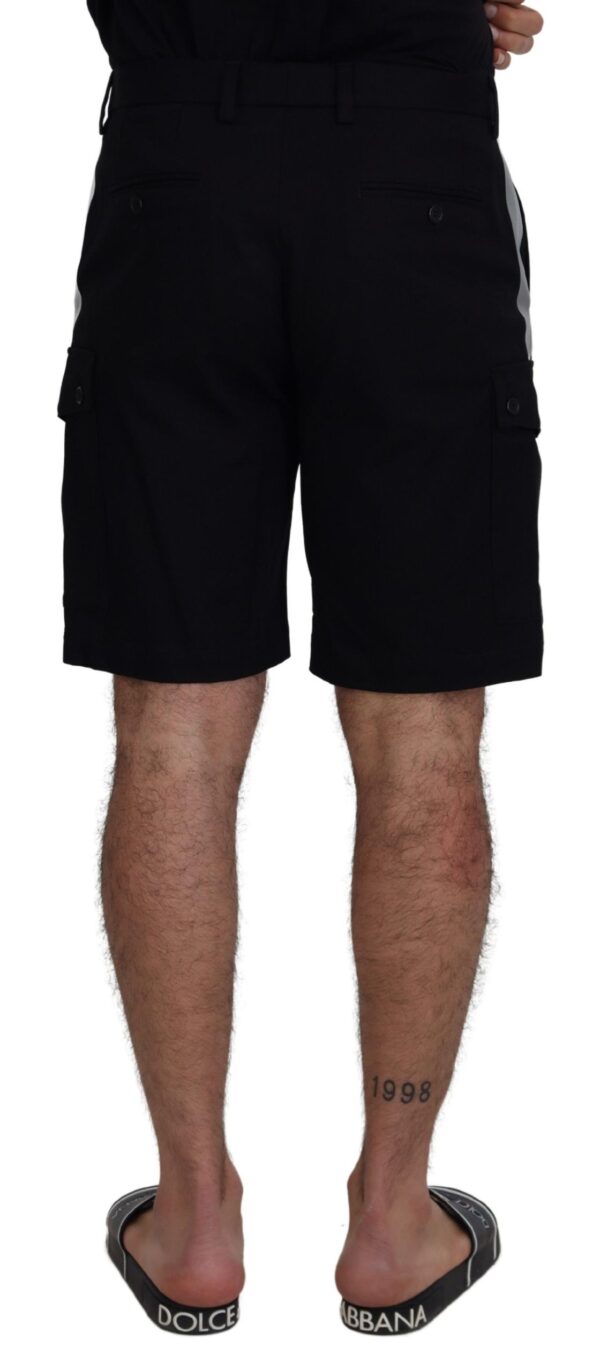 Dolce & Gabbana Elegant MainLine Black Shorts – Image 3