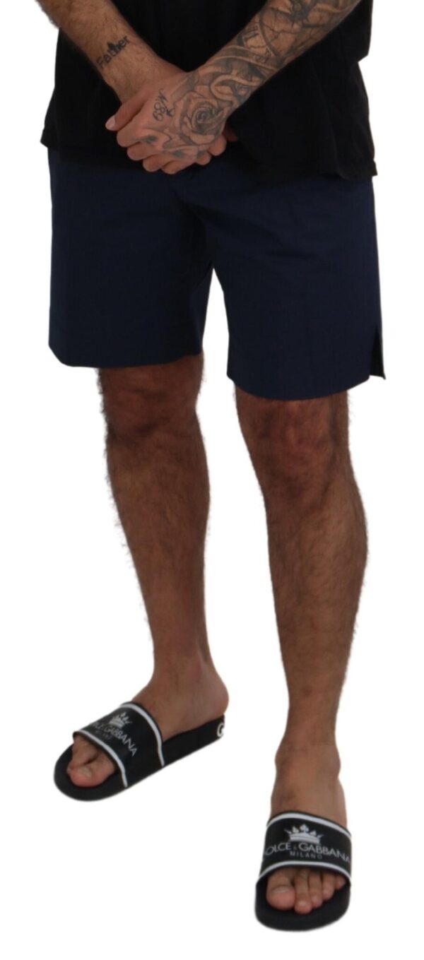 Dolce & Gabbana Elegant Blue Chino Shorts – Image 3