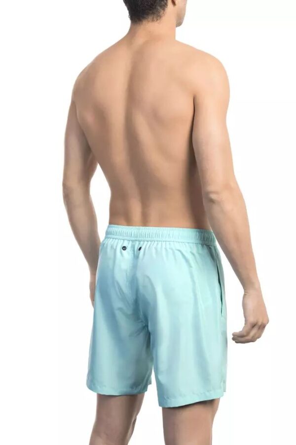 Bikkembergs Light Blue Polyester Men Swimwear – Image 2