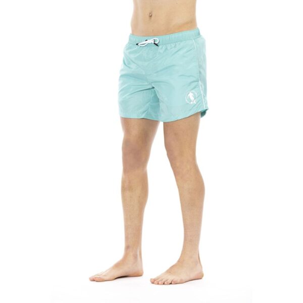 Bikkembergs Light Blue Polyester Men Swim Shorts – Image 2