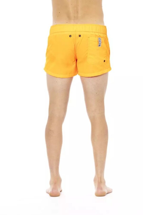 Bikkembergs Orange Polyamide Men Swim Short – Image 3