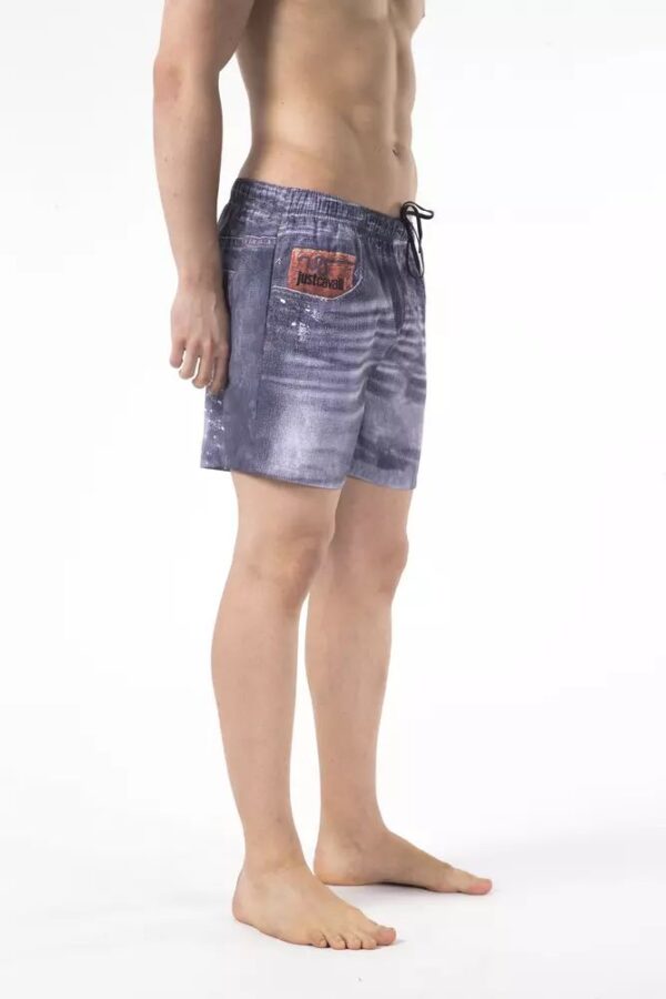 Just Cavalli Blue Polyester Men Swim Short – Image 3