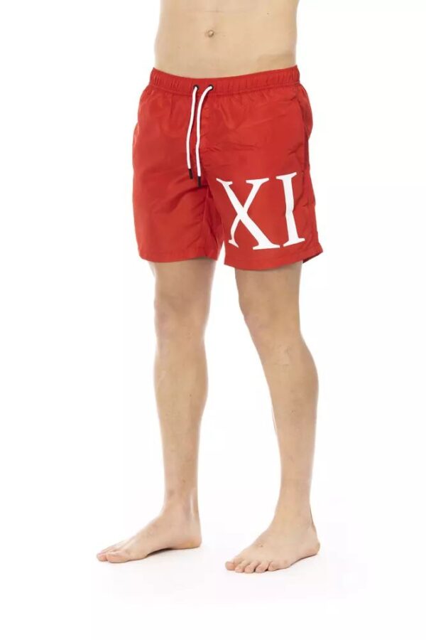 Bikkembergs Red Polyester Men Swim Short – Image 2