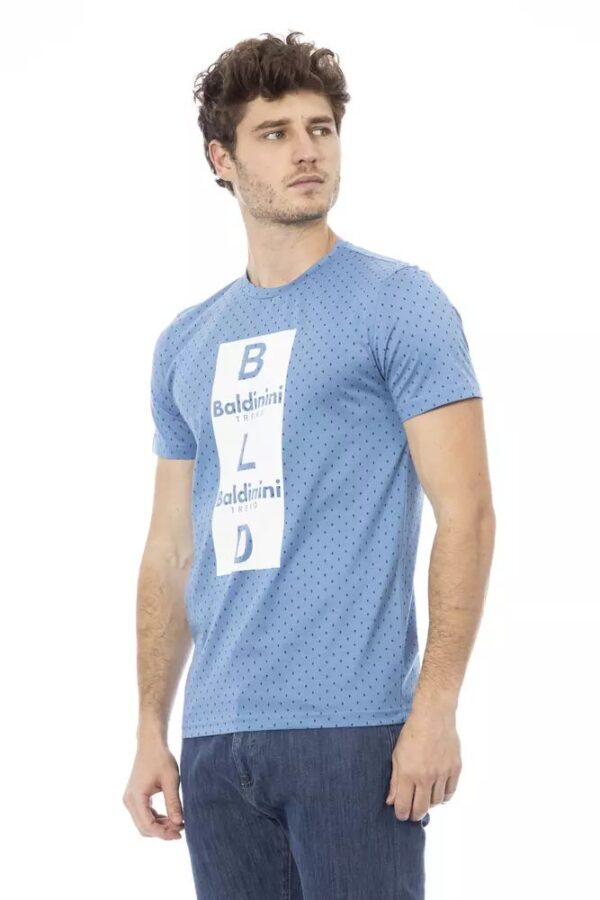 Baldinini Trend "Light Blue Cotton Men T-Shirt" – Image 2