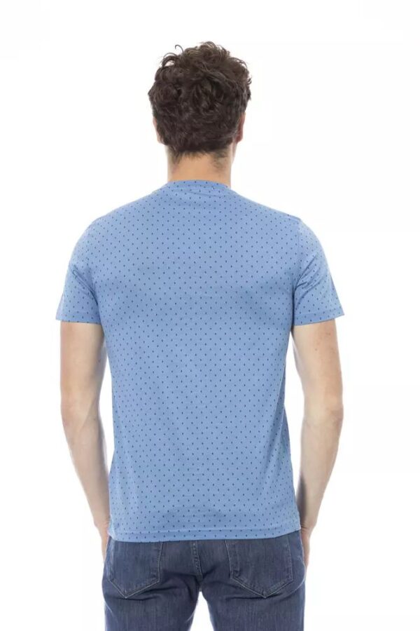 Baldinini Trend "Light Blue Cotton Men T-Shirt" – Image 3