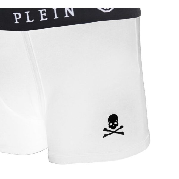 Philipp Plein White Cotton Men's Boxer – Image 3