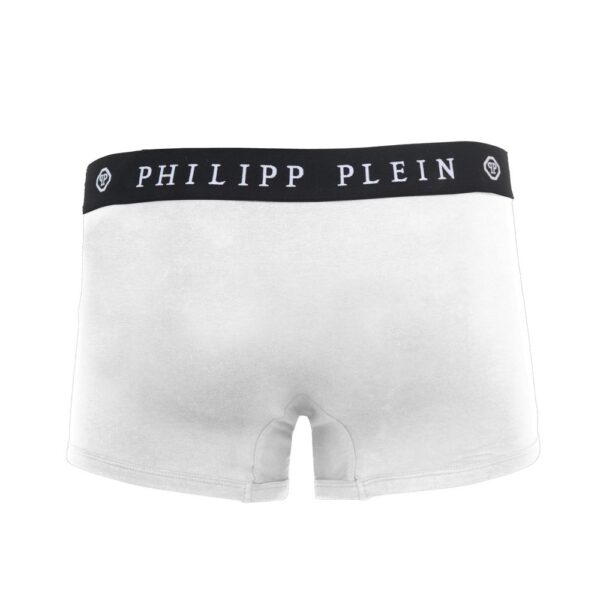 Philipp Plein White Cotton Men's Boxer – Image 4