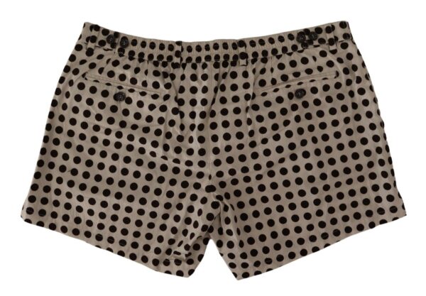 Dolce & Gabbana Elegant Polka Dot Cotton Shorts – Image 2