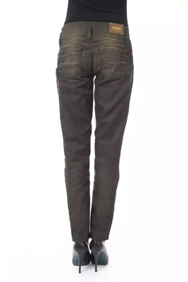 BYBLOS Black Cotton Women Jeans – Image 3