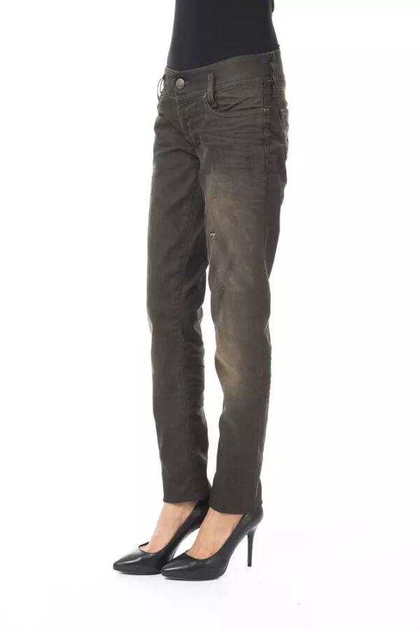 BYBLOS Black Cotton Women Jeans – Image 2