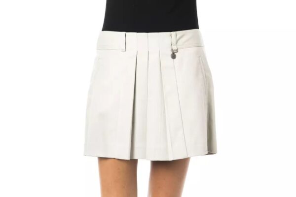 BYBLOS Gray Cotton Women Skirt – Image 4