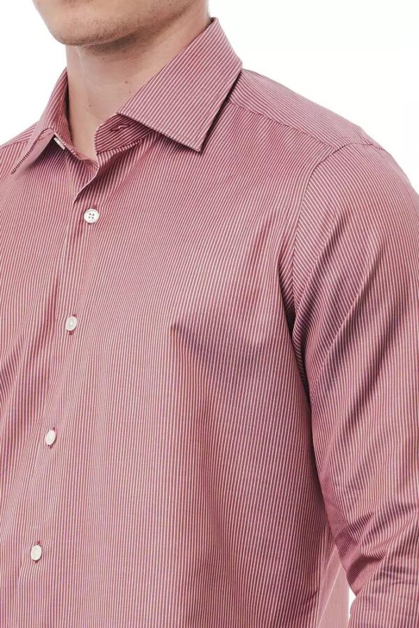 Bagutta Red Cotton Men Shirt – Image 2