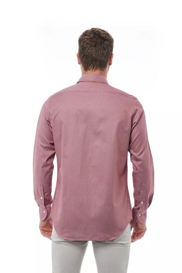 Bagutta Red Cotton Men Shirt – Image 4