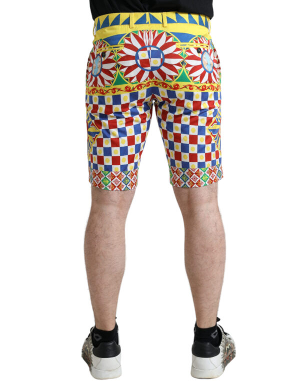 Dolce & Gabbana Multicolor Print Bermuda Shorts – Image 2