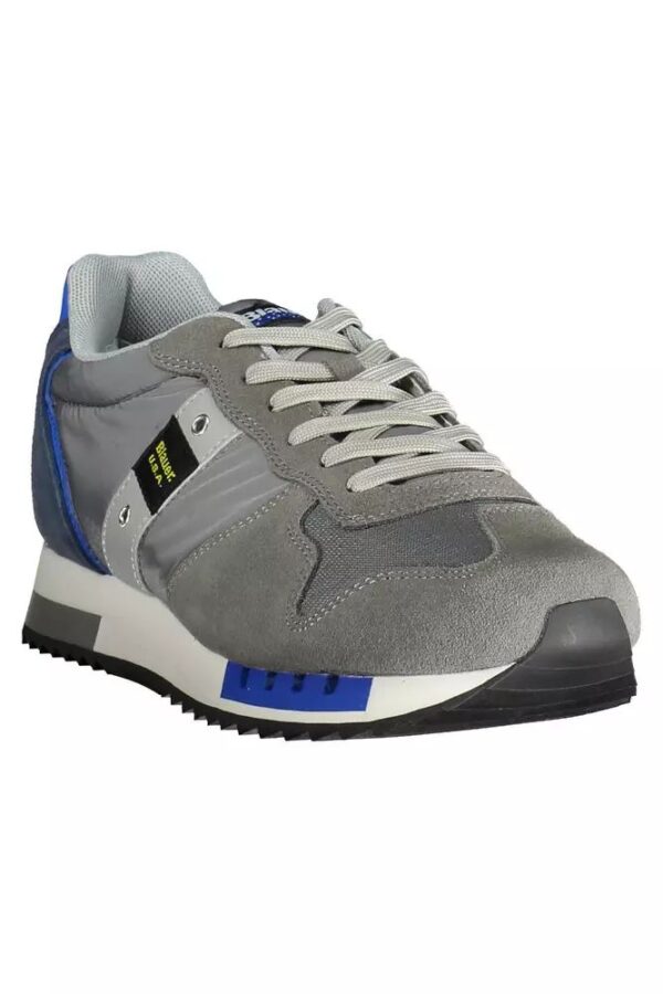 Blauer Gray Leather Men Sneaker – Image 2