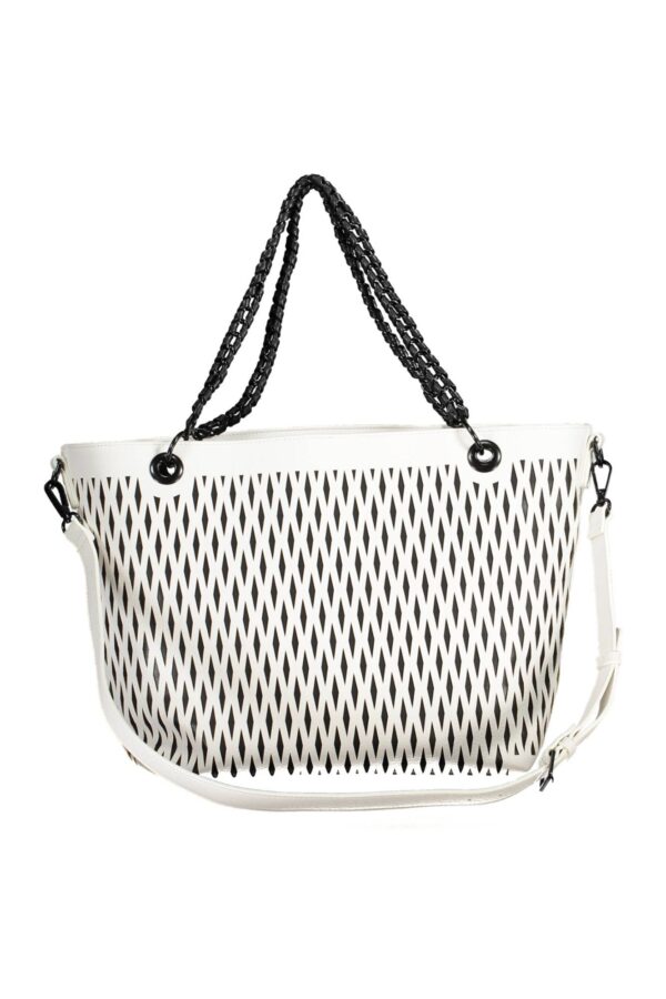 Desigual White Polyethylene Women Handbag – Image 2