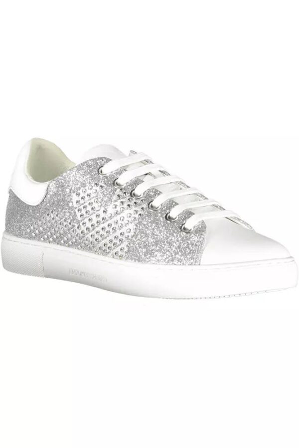 Emporio Armani Silver Polyester Women Sneaker – Image 2