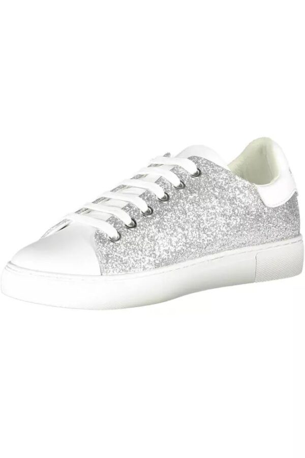 Emporio Armani Silver Polyester Women Sneaker – Image 3