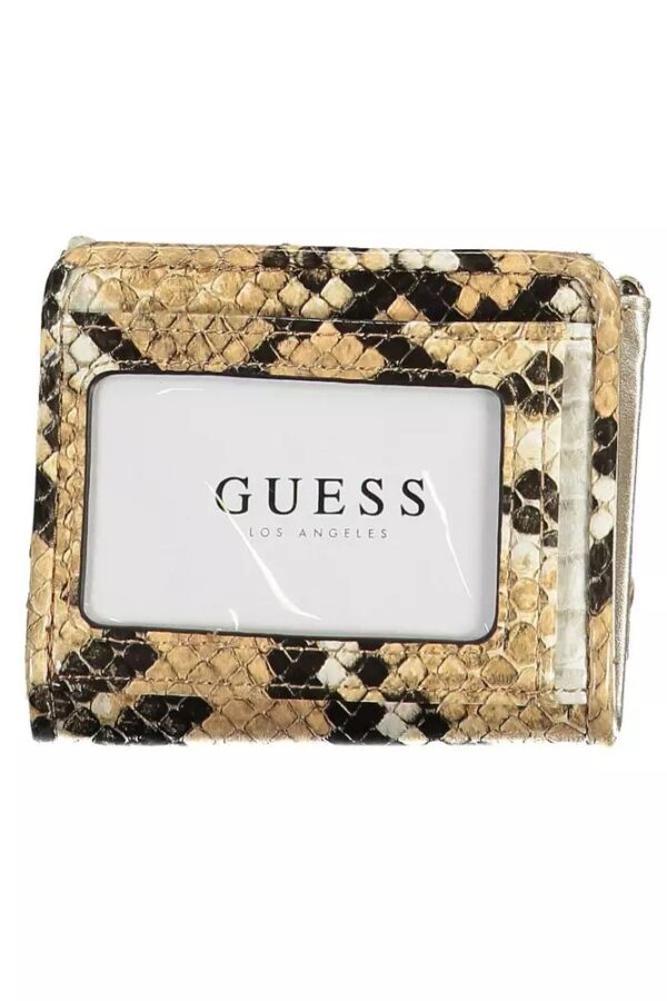 Guess Jeans Beige Polyethylene Women Wallet – Image 2