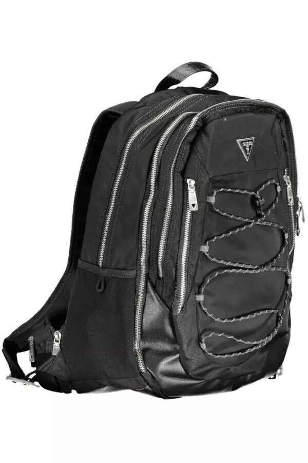 Guess Jeans Black Polyamide Men Backpack – Image 3