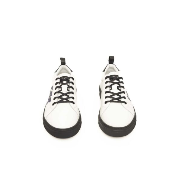 Cerruti 1881 White Leather Men Sneaker – Image 2