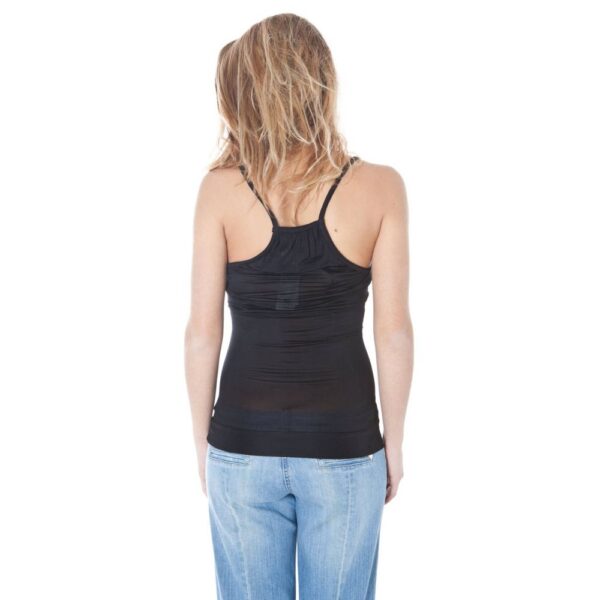 Datch Black Viscose Tops & T-Shirt – Image 2