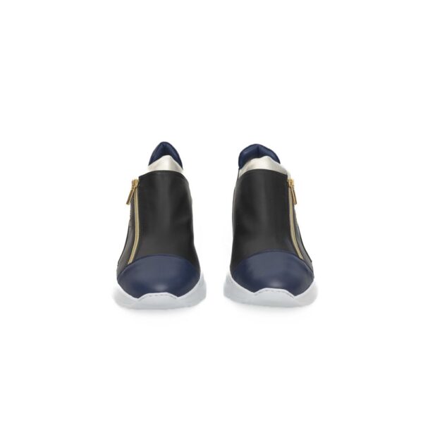 Cerruti 1881 Black Goat Leather Women Sneaker – Image 2