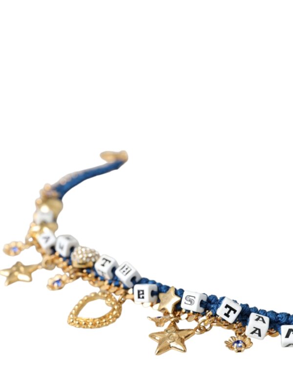 Dolce & Gabbana Gold Tone Brass Chain Iam The Star Bracelet – Image 6