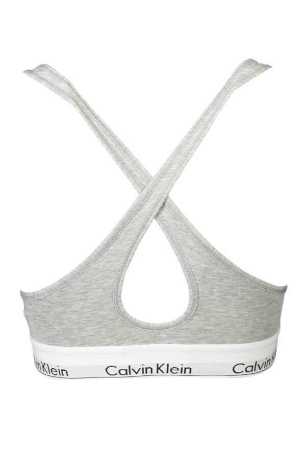 Calvin Klein Gray Cotton Women Bralette – Image 2