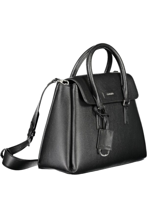 Calvin Klein Black Polyester Women Handbag – Image 3