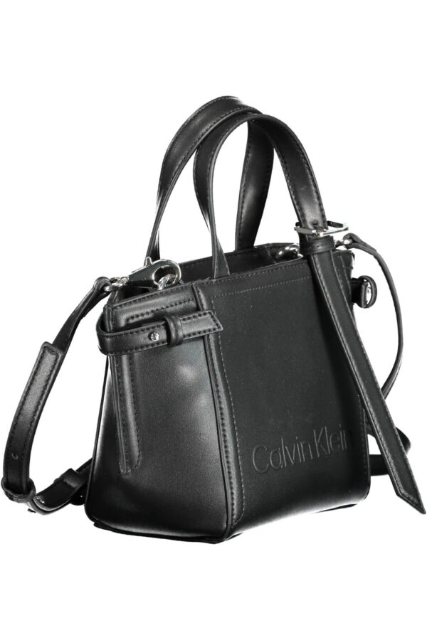 Calvin Klein Black Polyester Women Handbag – Image 3