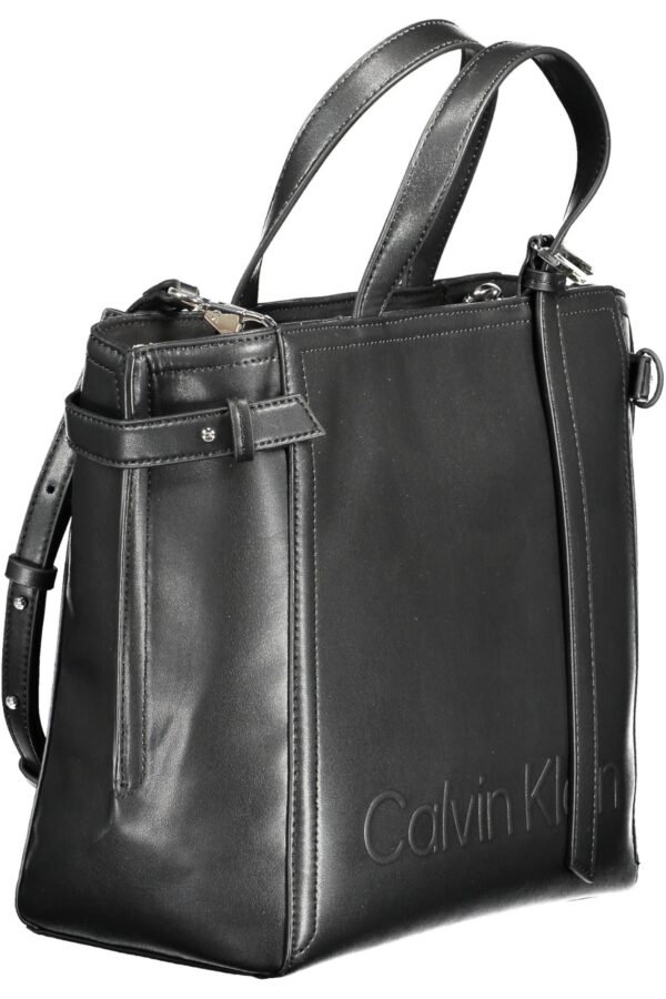 Calvin Klein Black Polyester Women Handbag – Image 3