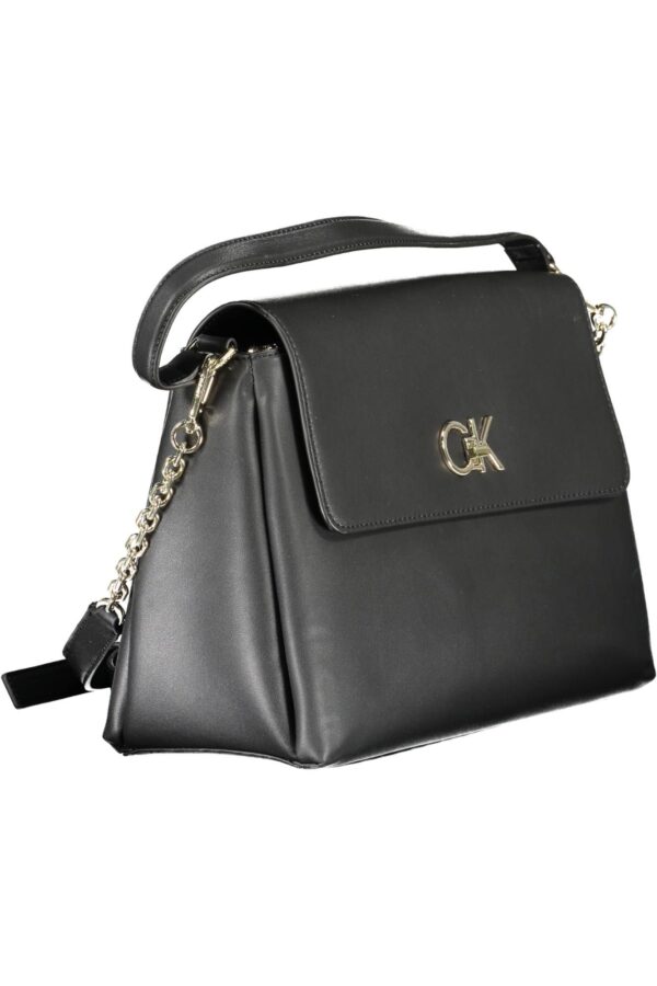 Calvin Klein Black Polyester Women Handbag – Image 3