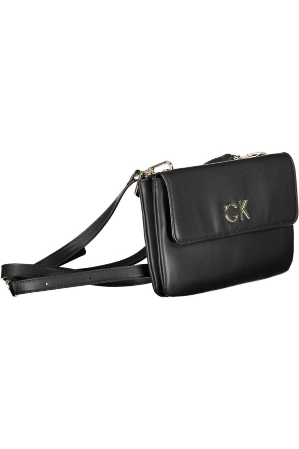 Calvin Klein Black Polyester Women Handbag – Image 3