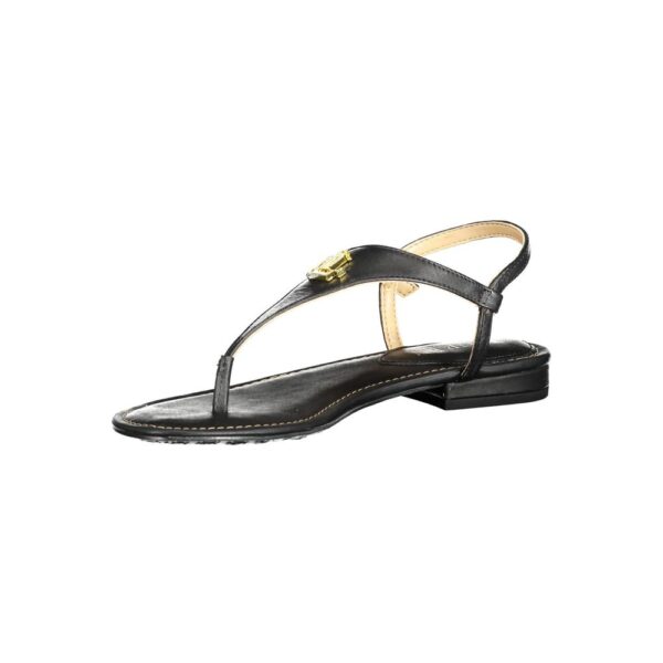 Ralph Lauren Black Leather Sandal – Image 3