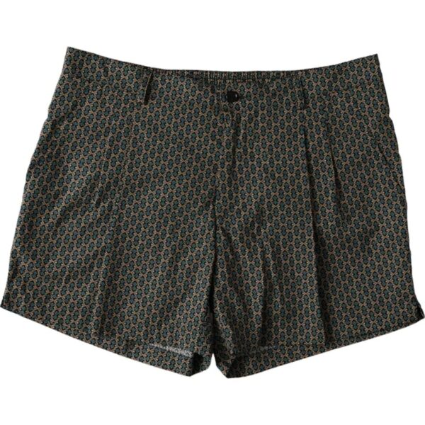 Dolce & Gabbana Brown Patterned Beachwear Swim Shorts Swimwear – Image 3