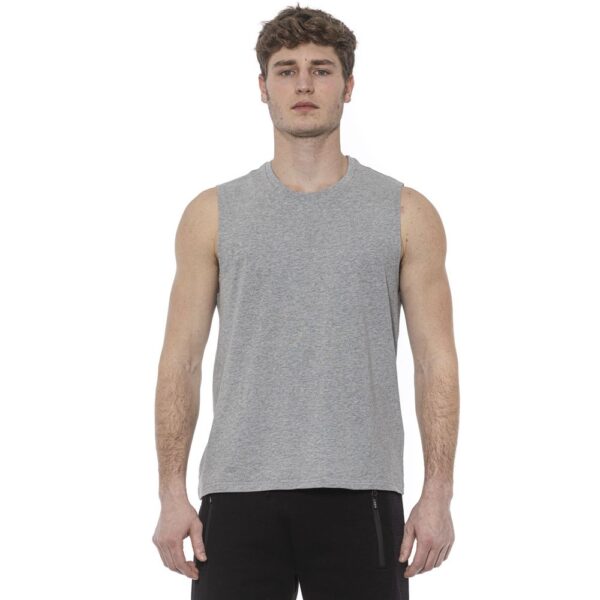 Tond Gray Cotton Men Tank Top – Image 2